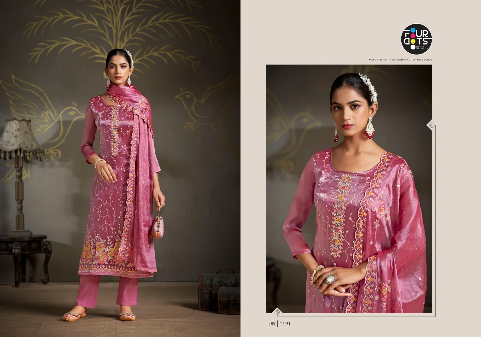Fourdots Rahat Jimmy Chu Berberry Wholesale Fancy Salwar Suit Catalog — Wholesale Salwar Suits, Four Dots wholesale from Surat - Gallery Image 2